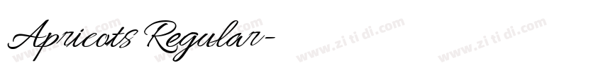 Apricots Regular字体转换 Apricots Regular字体转换